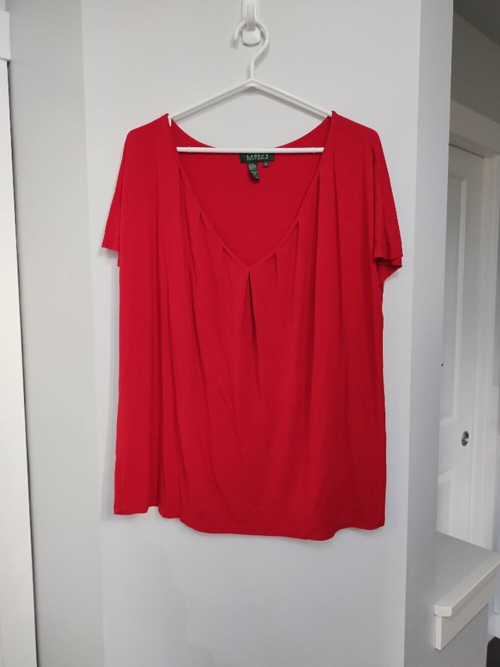Flowy v neck super soft Ralph Lauren tee